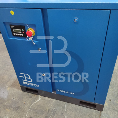 Компрессор винтовой BRSe-5.5A (0,75м3/мин при 8бар; маслозаполненный) Brestor фото в интернет-магазине Brestor