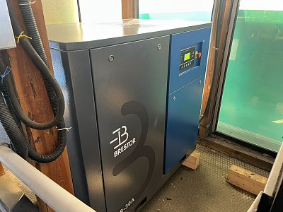 Техническое обслуживание винтового компрессора Brestor BRS-30A 