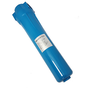 Фильтр воздушный BF-360B (6м3/мин; 13бар; 1 микрон; 0,5 мг/м3; до 80°С; ручной; резба BSPT 1"), Bres