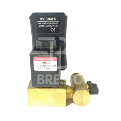 Клапан дренажный автом.MIC-A/16Bar/220V, B52348001, BRD; Brestor фото в интернет-магазине Brestor