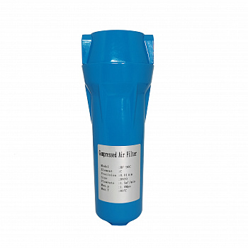 Фильтр воздушный BF-90C (1,5м3/мин; 13бар; 0.01 микрон; 0.001 мг/м3; до 80°С; ручной; резба BSPT 3/4
